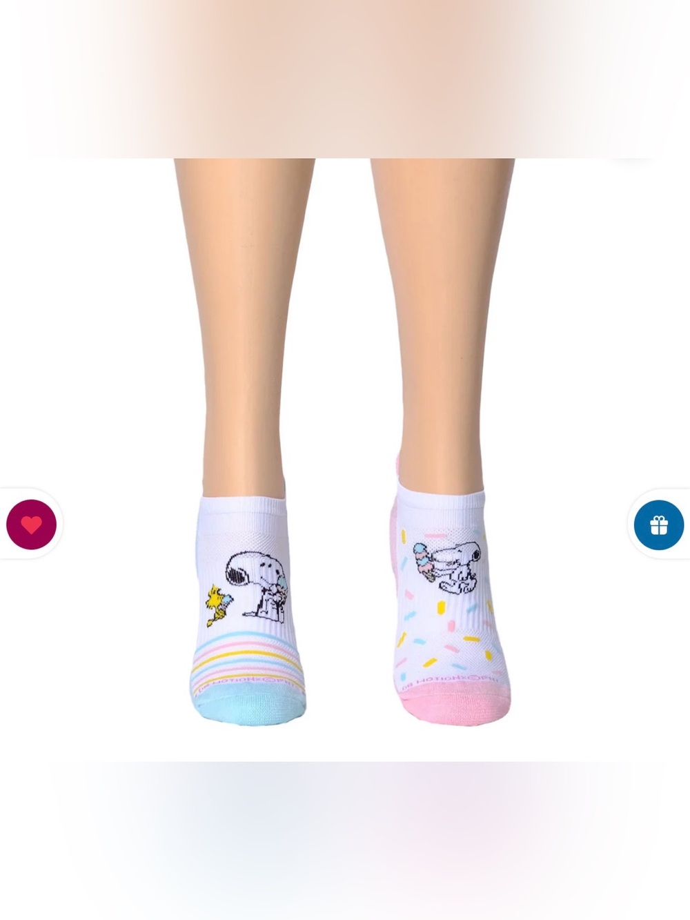 Dr.Motion Peanuts ankle compression socks pack of 2